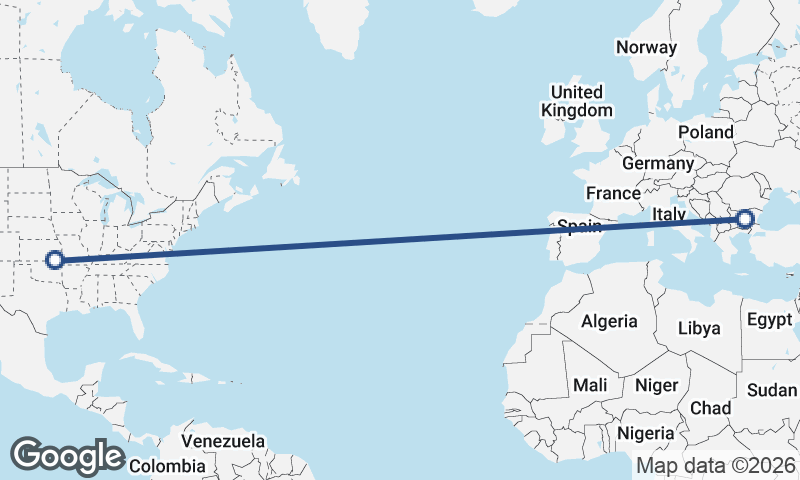 Bulgaria to United States