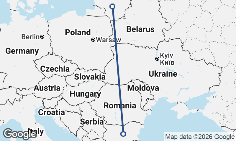 Bulgaria to Lithuania