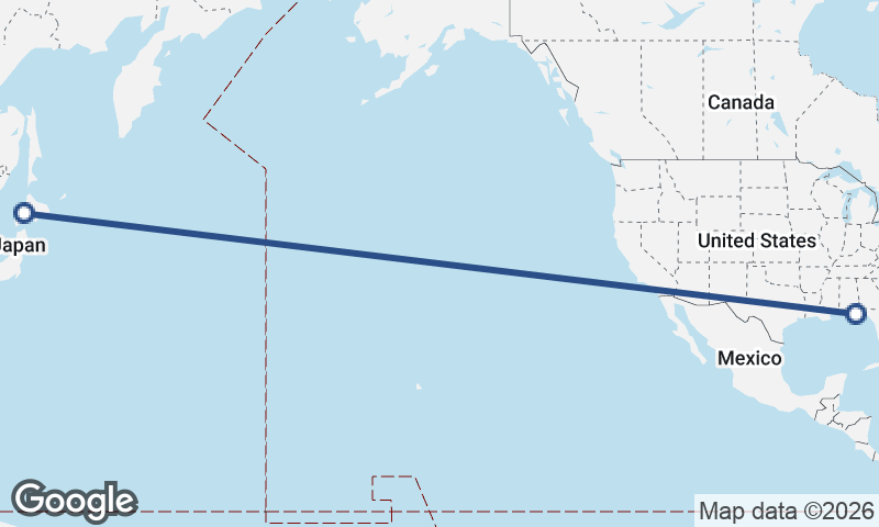 Sapporo to Panama City