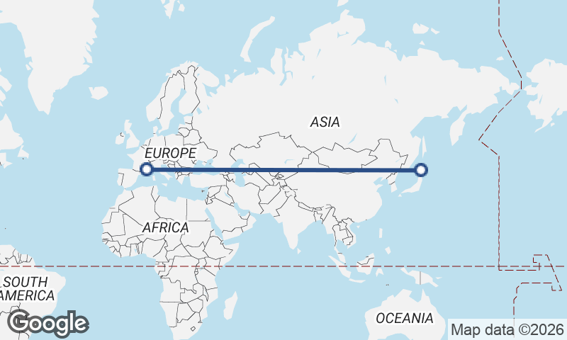 Sapporo to Marseille