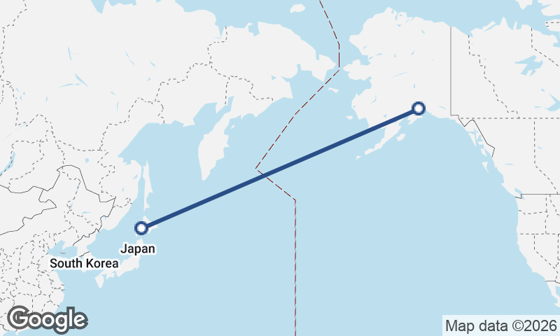 Sapporo to Anchorage