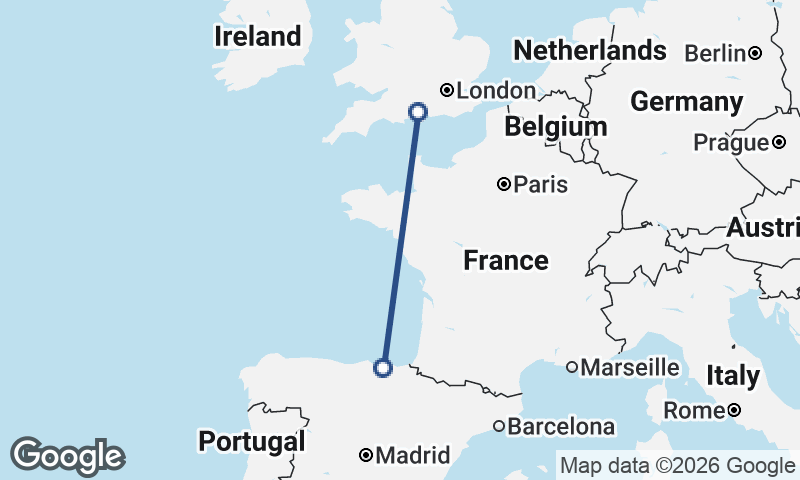 Bilbao to Southampton