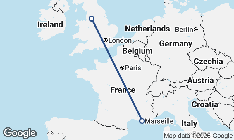 Marseille to Manchester