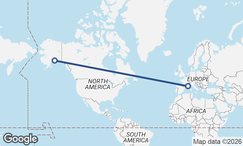 Marseille to Anchorage