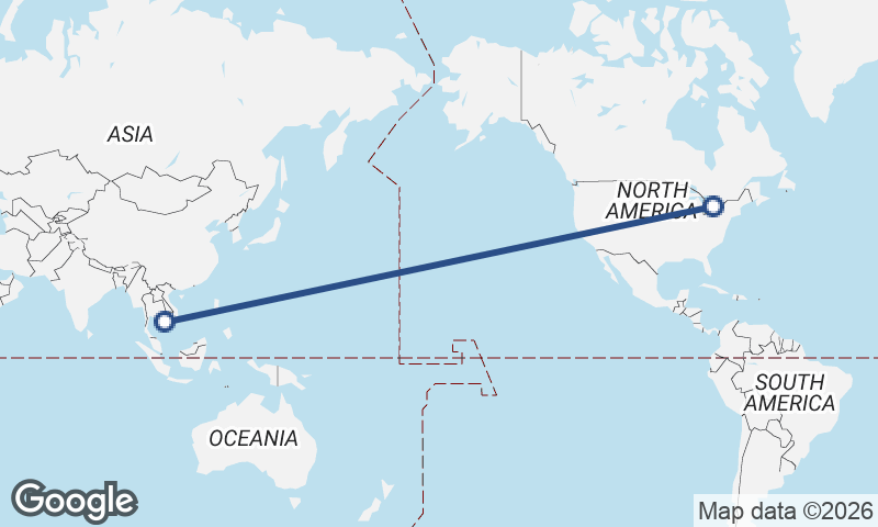 Toronto to Phnom Penh