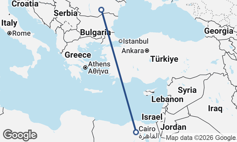 Bucharest to Cairo