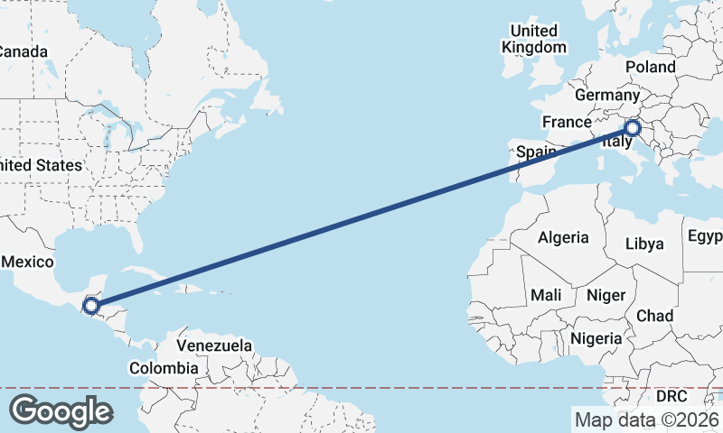 Croatia to Guatemala
