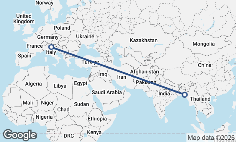 Venice to Chittagong