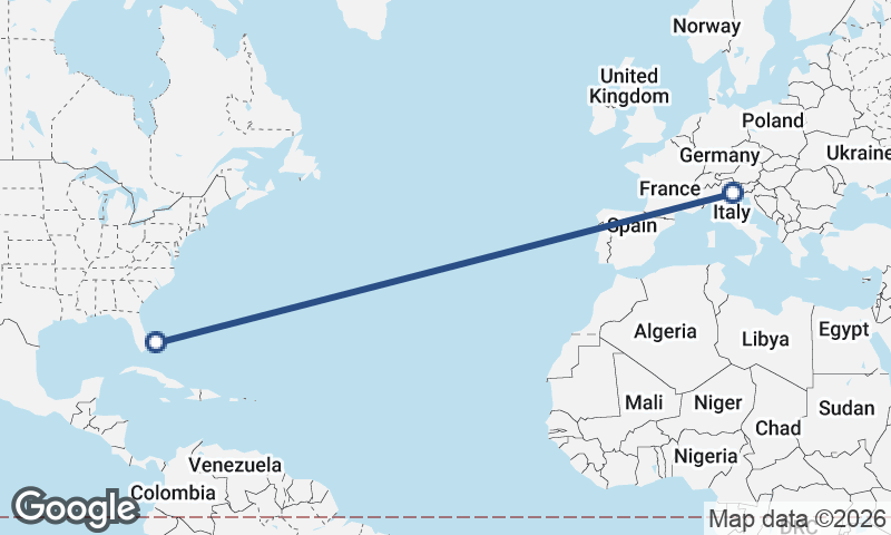 Venice to Freeport City