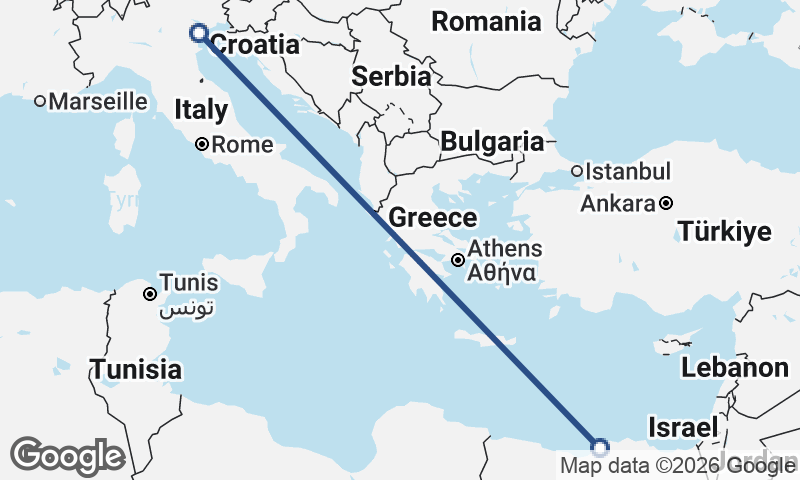 Venice to Alexandria