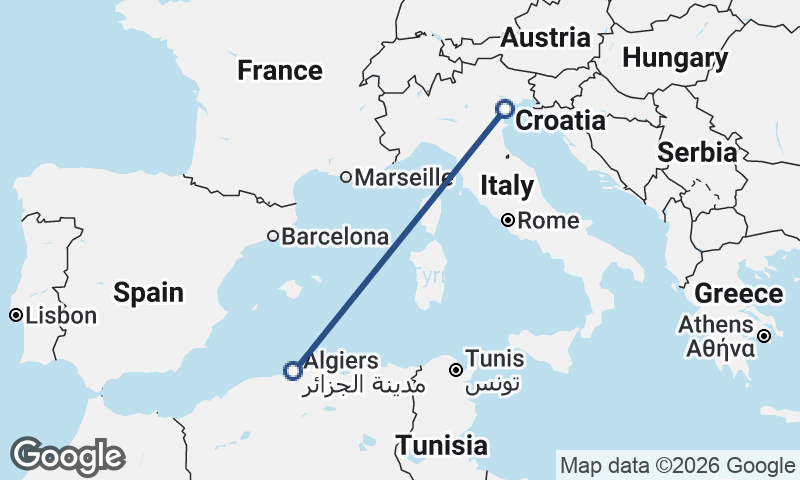 Venice to Algiers