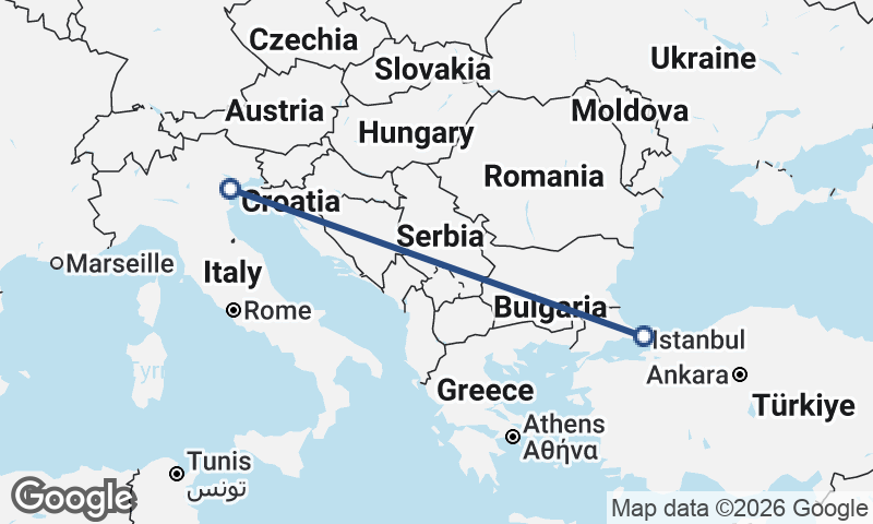 Venice to Istanbul