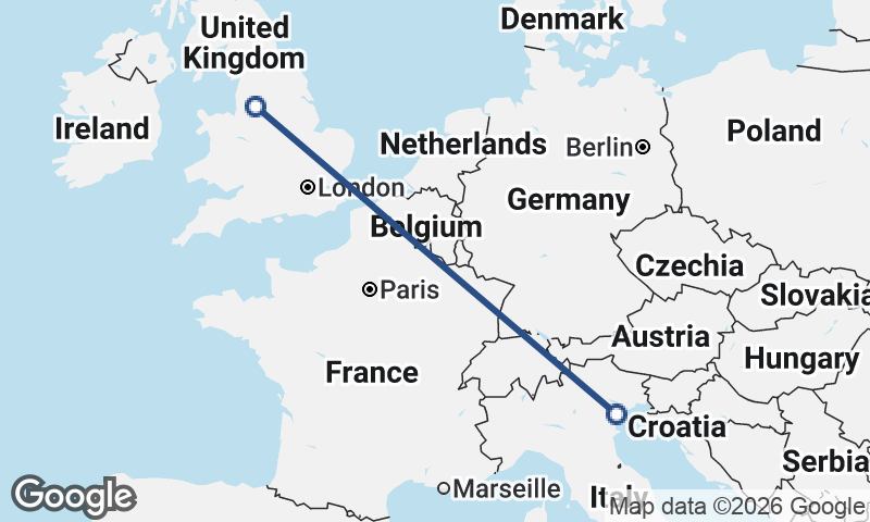 Venice to Manchester