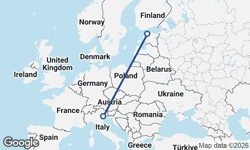 Venice to Tallinn