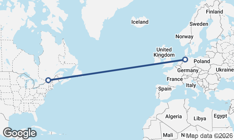 Montréal to Bremerhaven