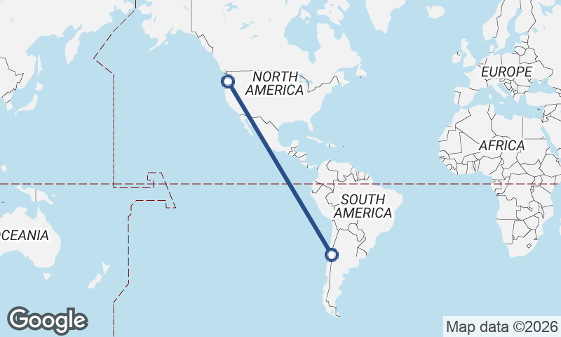 Portland to Santiago