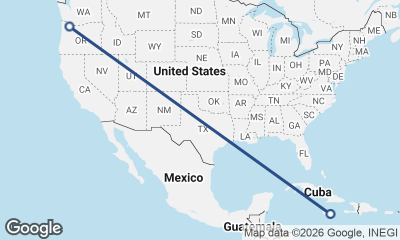 Portland to Kingston