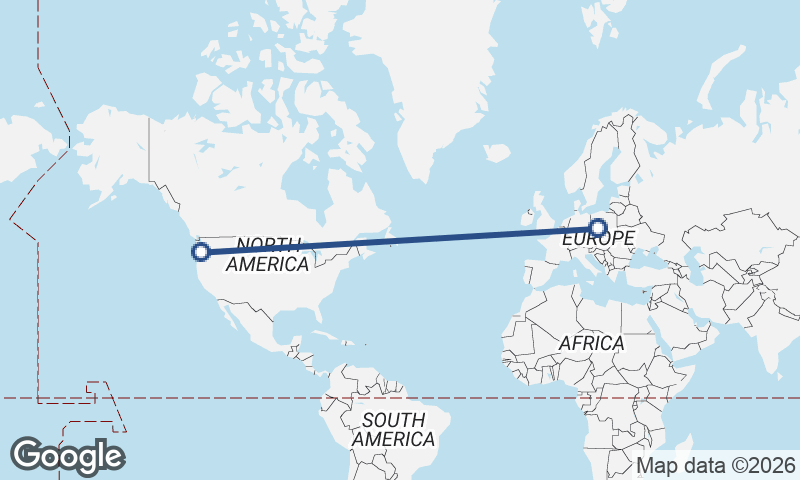 Portland to Wrocław