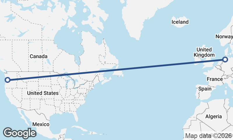 Portland to Bremerhaven