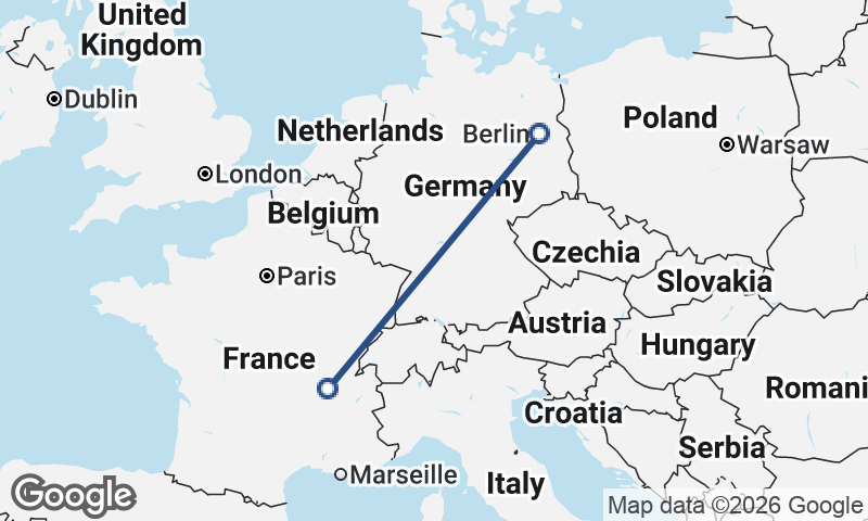 Lyon to Berlin