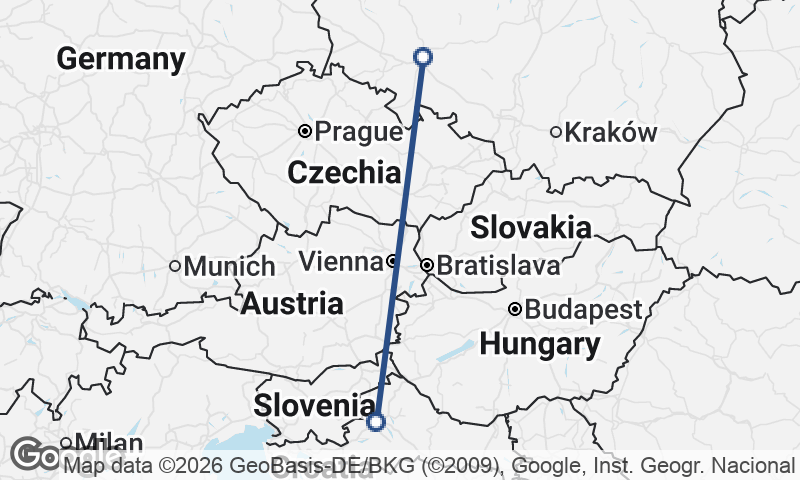 Zagreb to Wrocław