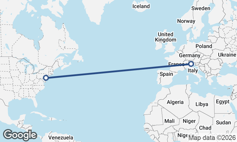 Trento to Philadelphia