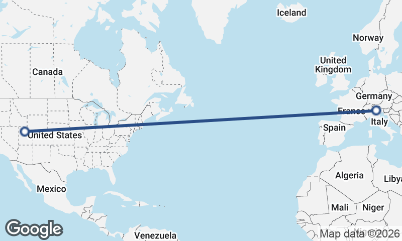 Trento to Salt Lake City