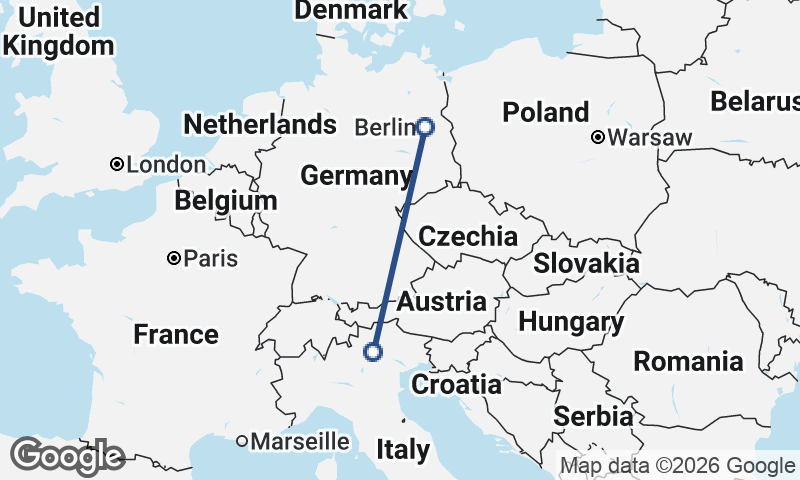 Trento to Berlin