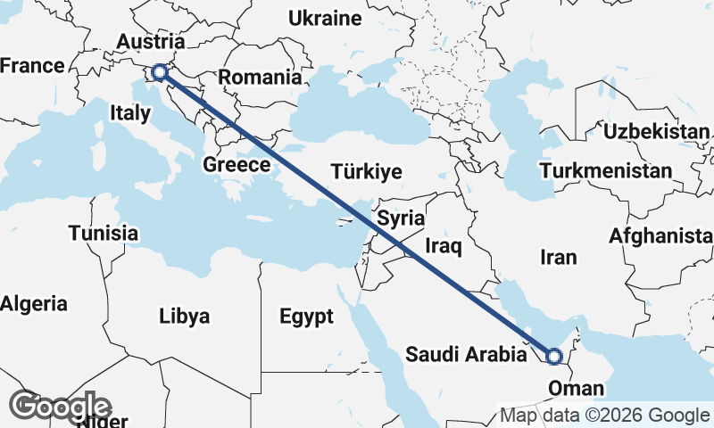 Slovenia to United Arab Emirates