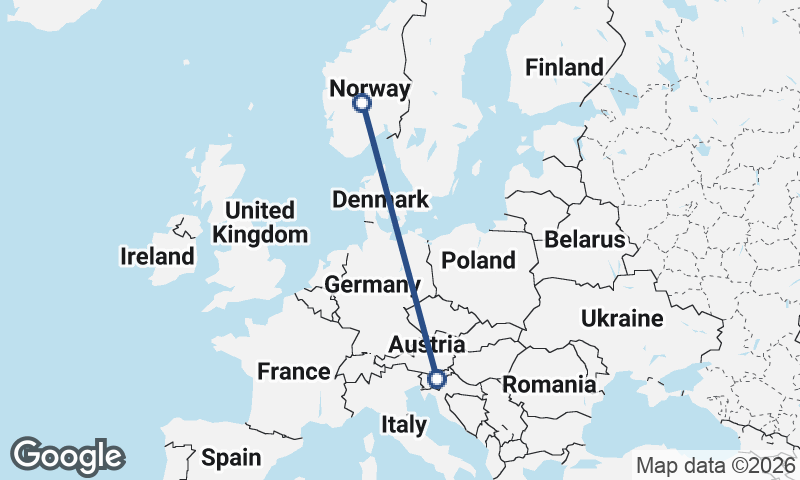 Slovenia to Norway