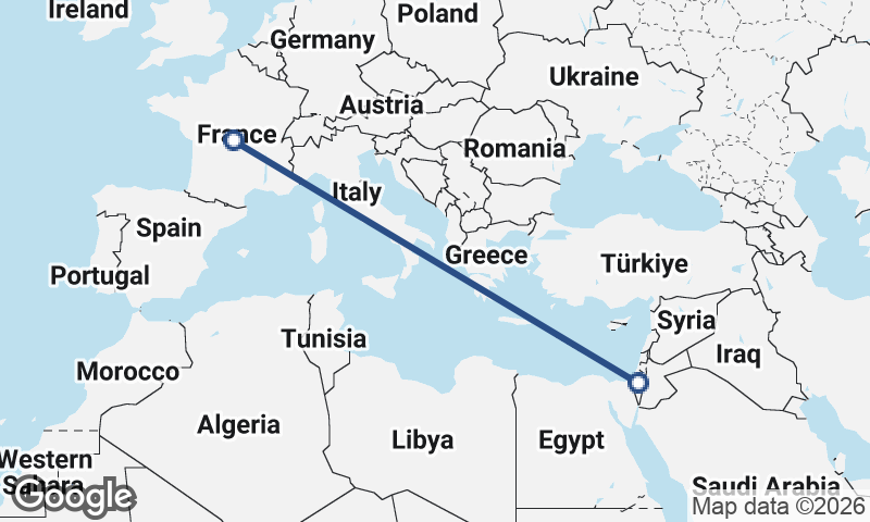 France to Israel