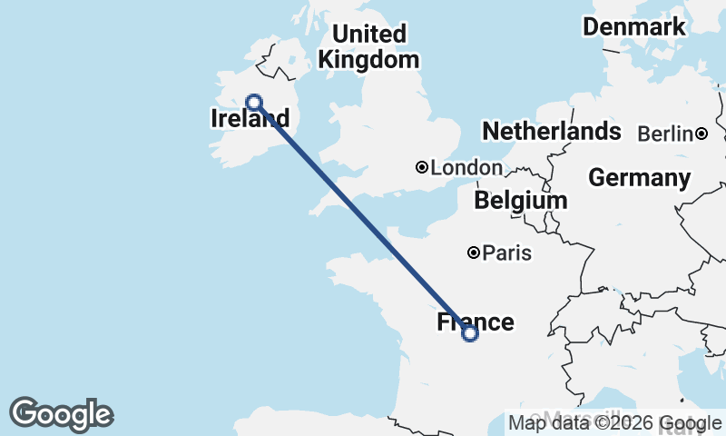 France to Ireland