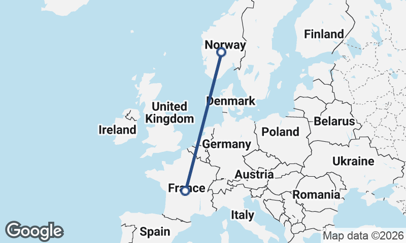 France to Norway