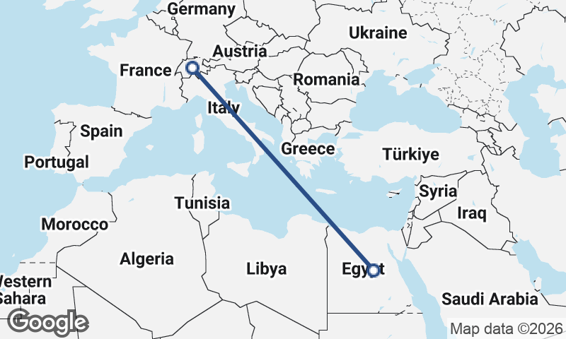 Switzerland to Egypt