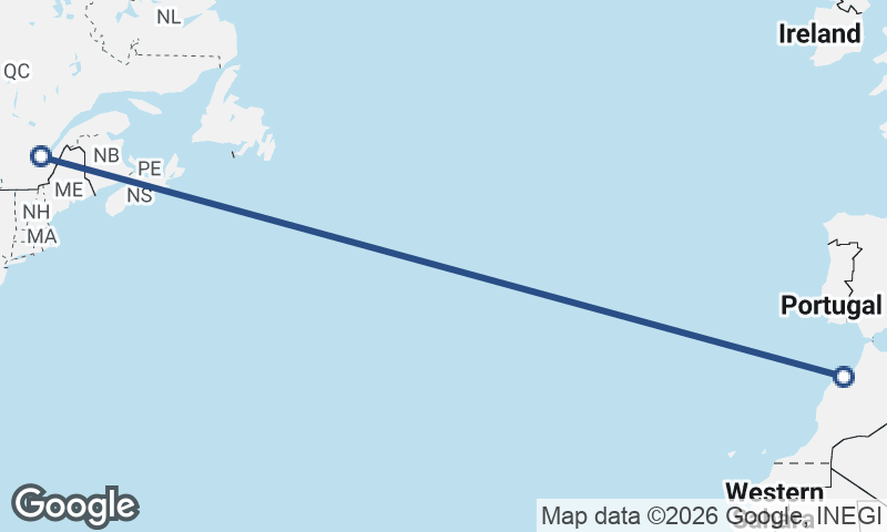 Québec to Casablanca