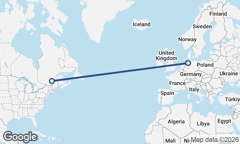 Québec to Bremerhaven