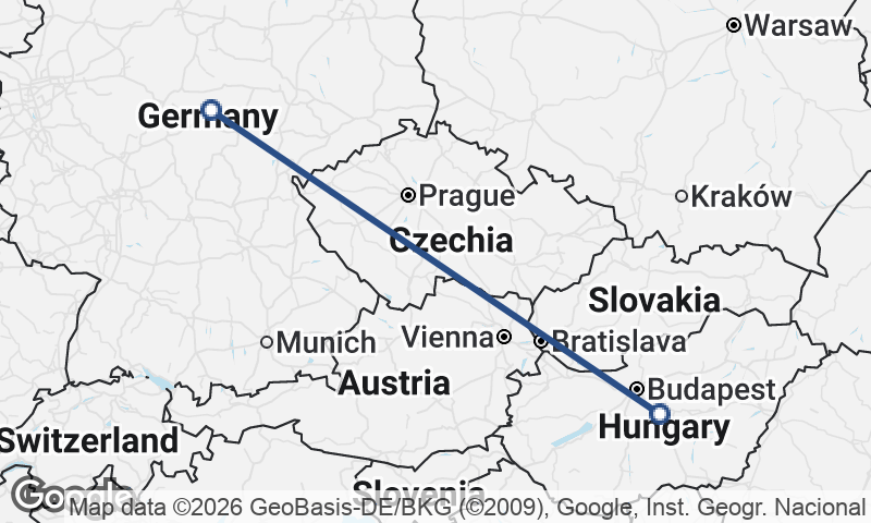 Hungary to Germany
