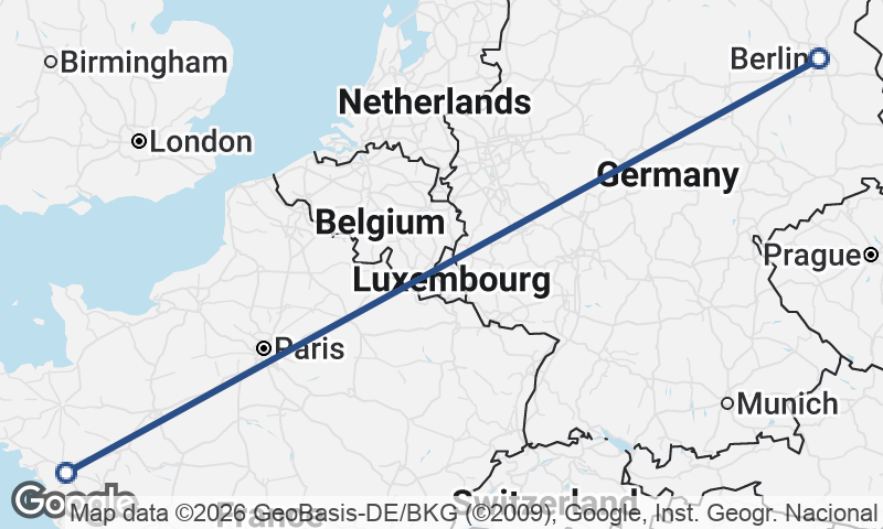 Nantes to Berlin