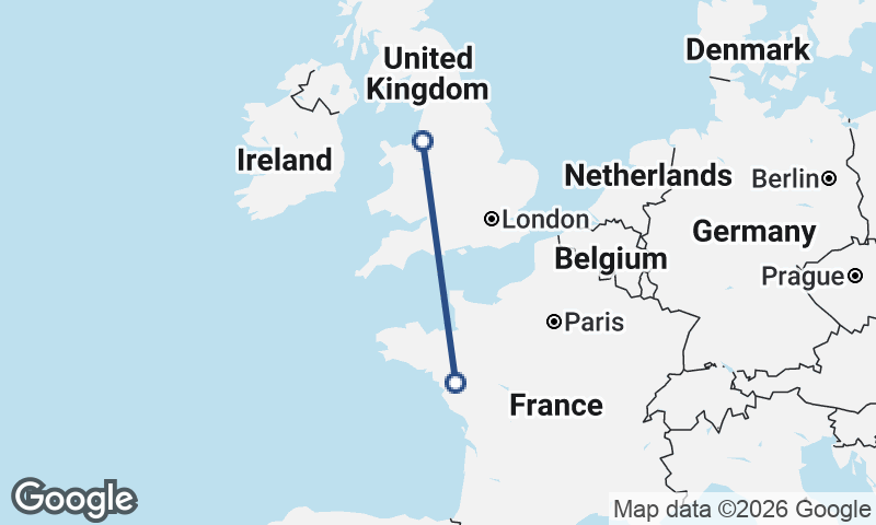 Nantes to Liverpool