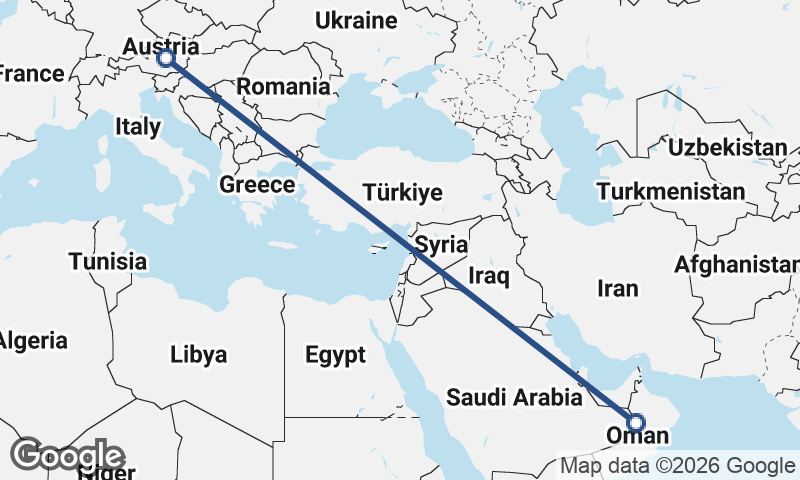 Austria to Oman