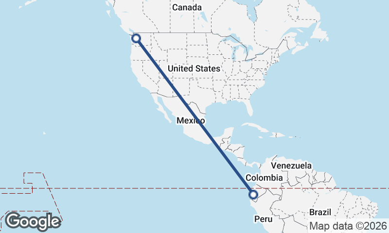 Seattle to Guayaquil