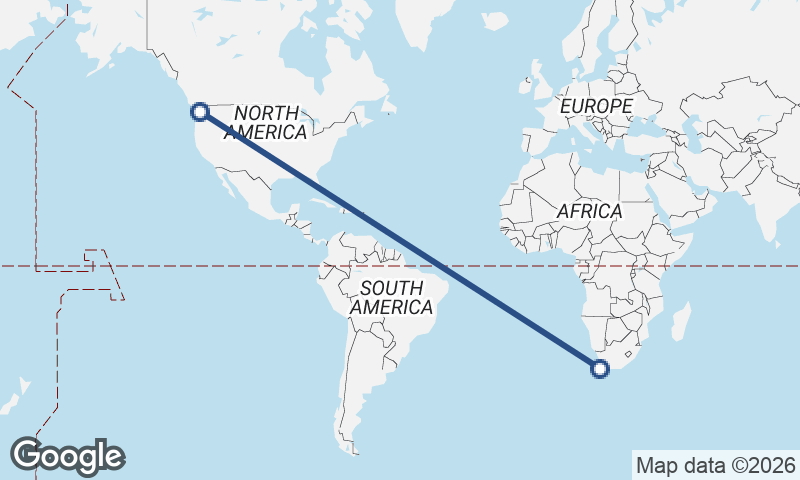 Seattle to Cape Town