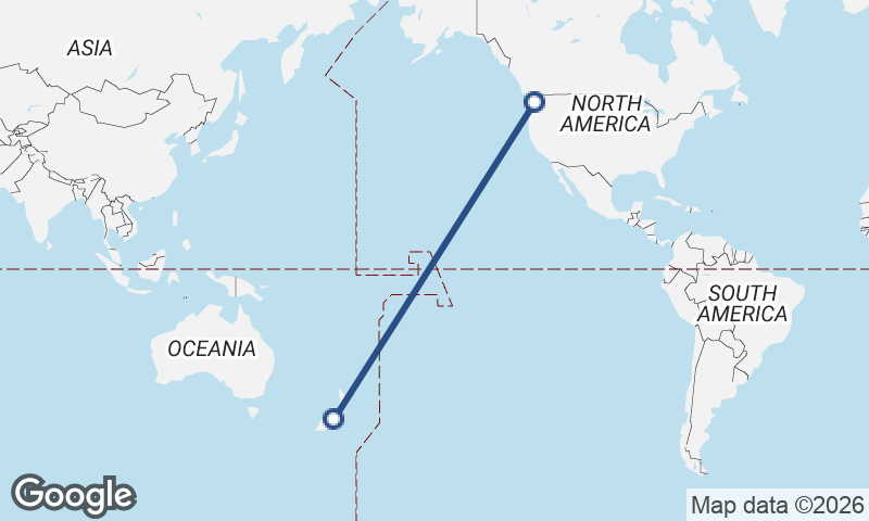 Seattle to Christchurch