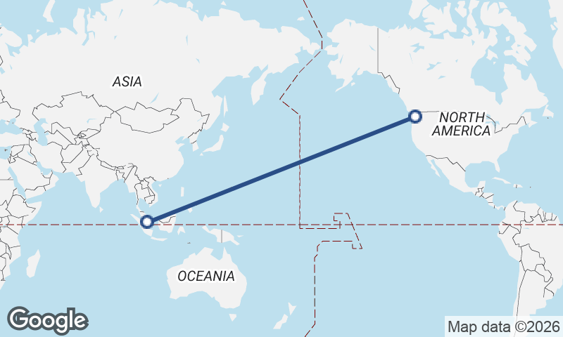 Seattle to Singapore