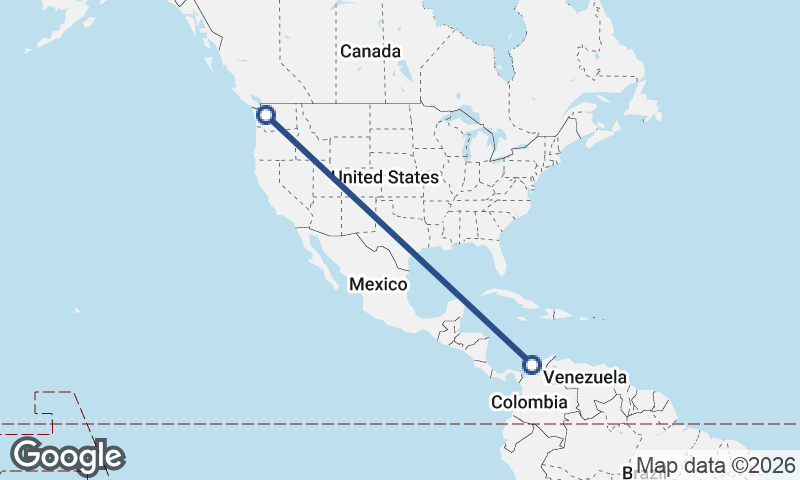 Seattle to Cartagena