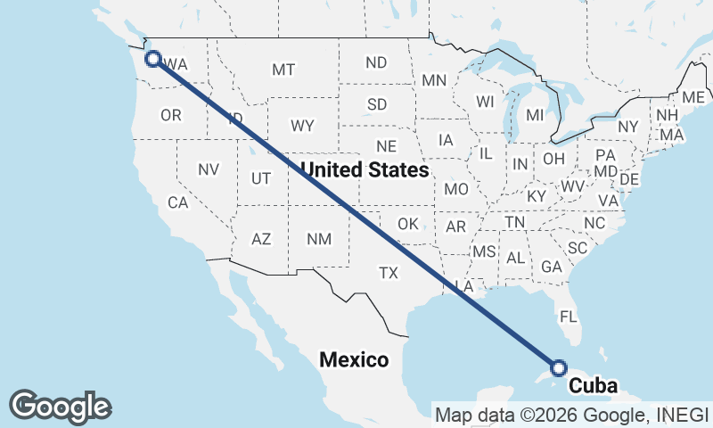 Seattle to Havana
