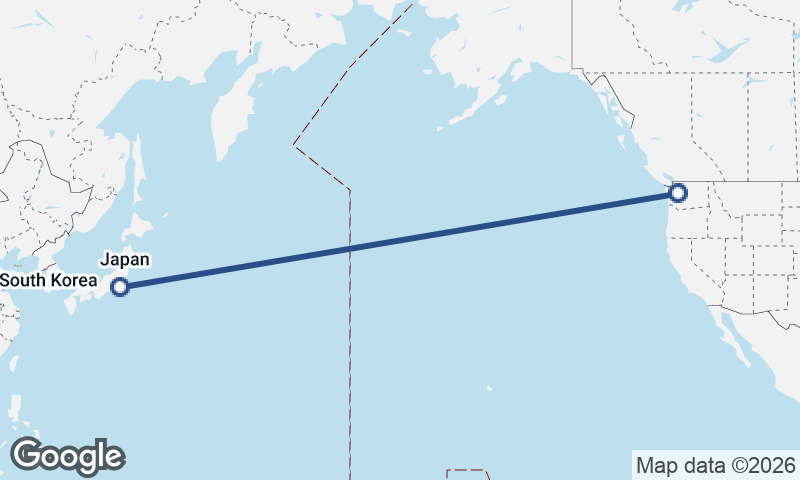 Seattle to Yokohama
