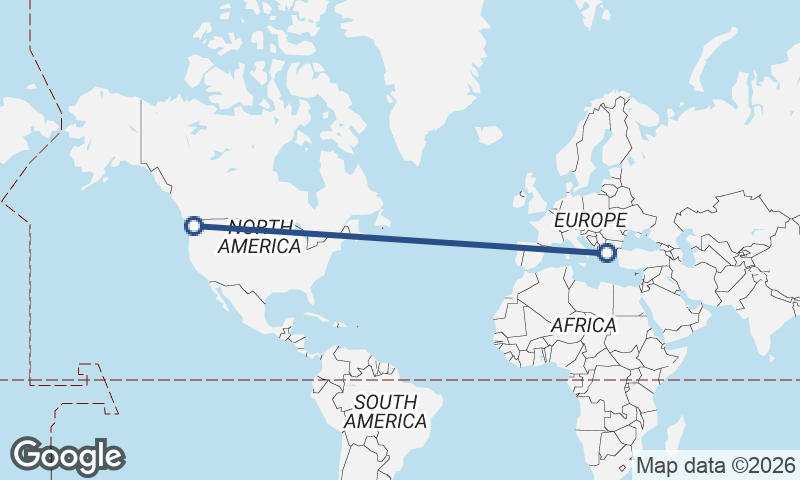 Seattle to Thessaloníki