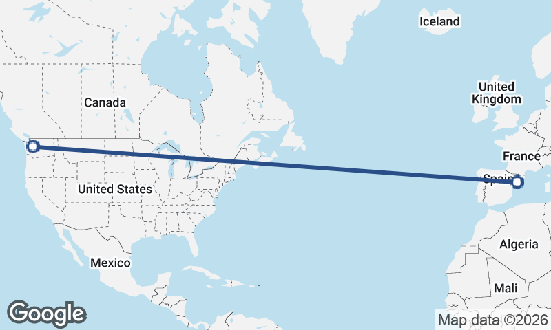 Seattle to Tarragona
