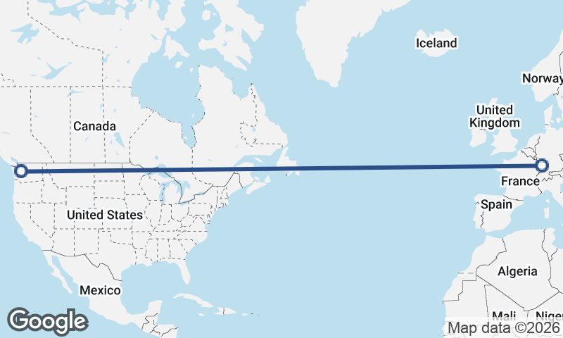 Seattle to Strasbourg